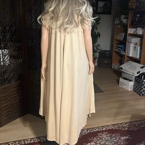 NWOT Free People Tan Vest/dress M To XL